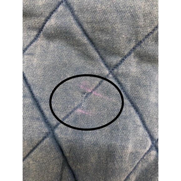 Free People We The Free Mirage Pullover Sweatshirt Top Diamond Quilted XL 284534 - Picture 11 of 11